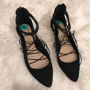 Jessica Simpson Lace Up Flats